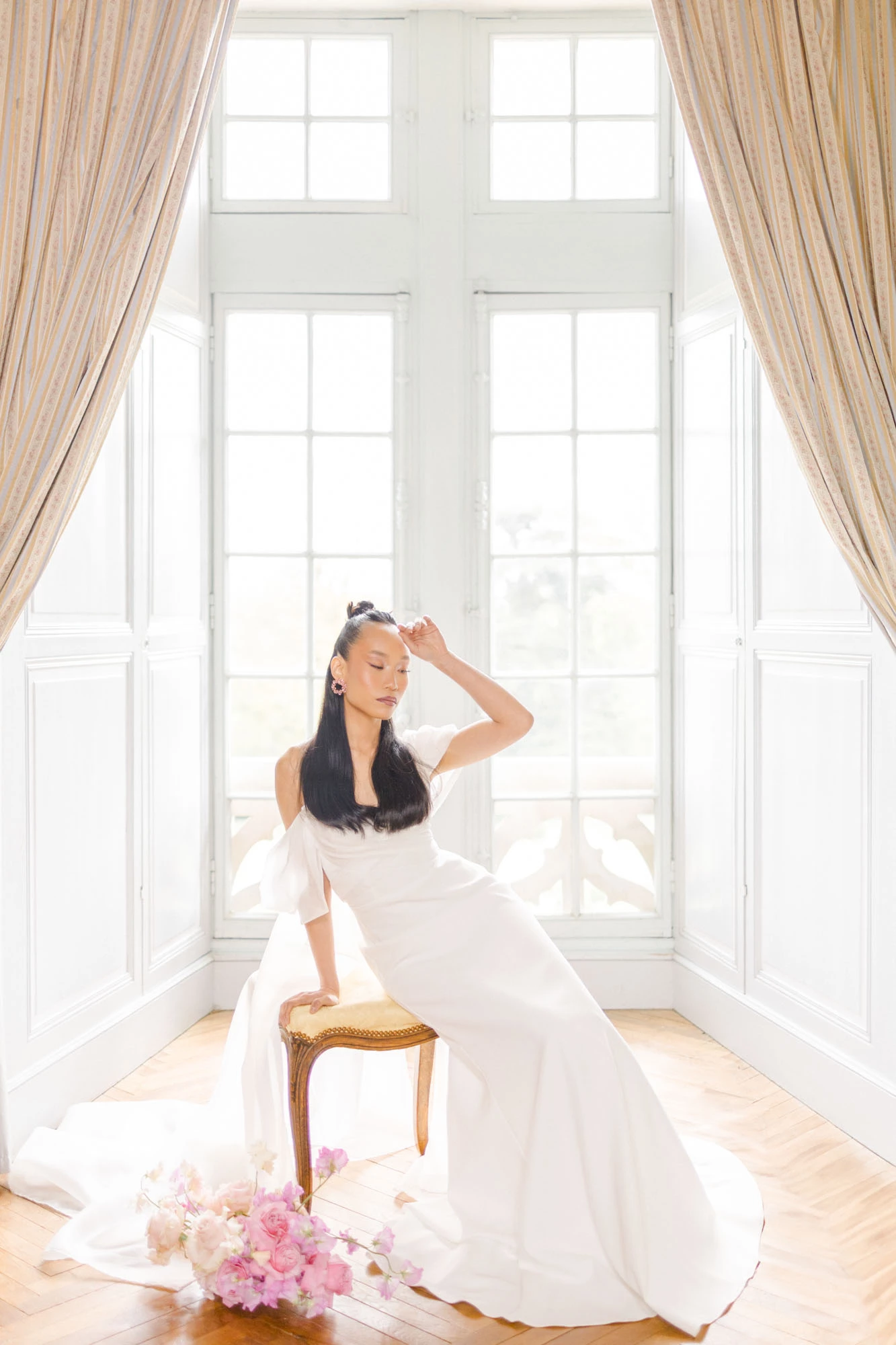 robe rose beige marron gris